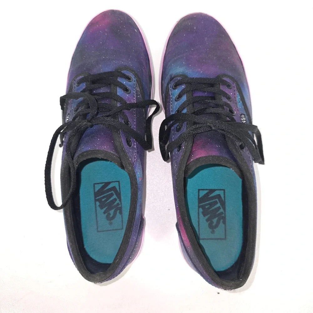 Vans Atwood Galaxy Sneakers Women's 7.5‎ Canvas Skate Shoes Grunge Skater TB4R - Picture 10 of 13